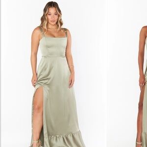 Show Me Your Mumu Clarissa Corset Dress - Moss Green